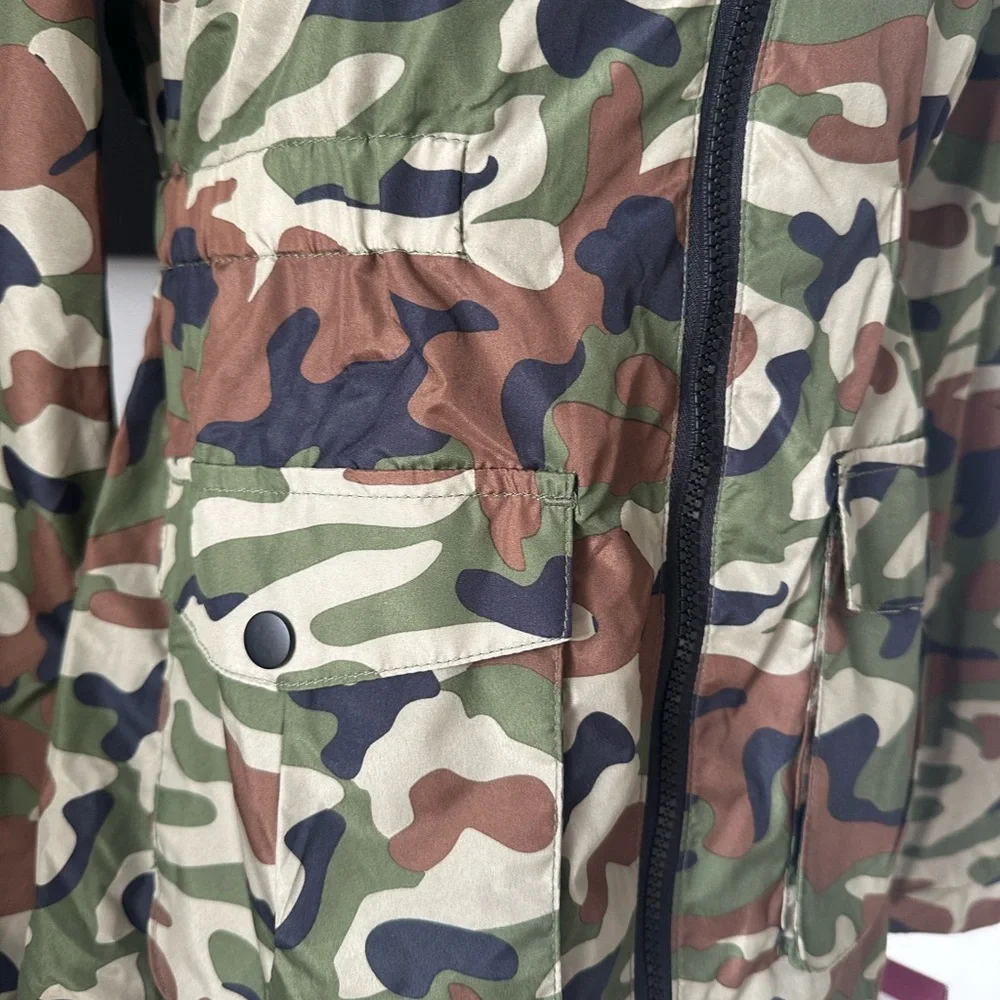 🆕Hawke & Co. Outfitter Girls Camo Hooded Windbreaker
